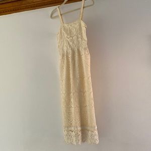 Vintage Midi Lace Dress